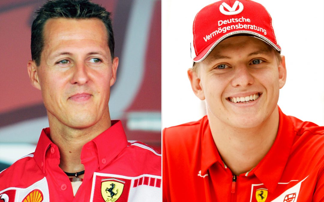 Michael Schumacher en Mick Schumacher
